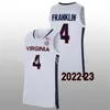 Mens Custom Virginia Cavaliers Basketball Kihei Clark Jersey Jayden Gardner Reece Beekman Armaan Franklin Ben Vander Plas Taine Murray Francisco Caffaro Jerseys