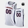 Mens Custom Virginia Cavaliers Basketball Kihei Clark Jersey Jayden Gardner Reece Beekman Armaan Franklin Ben Vander Plas Taine Murray Francisco Caffaro Jerseys