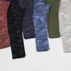 2023 na moda yoga marca lu's leggings feminino novo estilo terno dupla face fosco esportes cintura alta camuflagem collants nua absorção de umidade