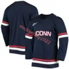 Anpassad sömnad herr ungdom uconn hockey hockey tröja ryan tverberg jake veilleux arsenii sergeev matt pasquale adam dawe logan terness matthew wood tröjor