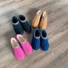 Nen Dames Tasman Slipper Laarzen Chesut Rose Rood Leer Australië Snowboot Dames Dames Winter Warme Schoenen Klassiek Bont Harig Pluche Plat