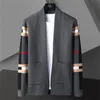 Pulls pour hommes Top Grade Automne Hiver Designer Mode Cardigans en tricot Pull Hommes Casual Manteaux à la mode Veste Vêtements