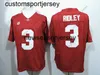 Maillots de football NCAA Alabama Crimson Tide 2 blessés 1 Saban Henry 3 Ridley S-XXXL