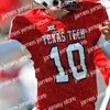 Maglia da calcio Ncaa Texas Tech TTU personalizzata Alan Bowman Henry Colombi Merri