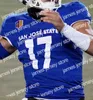 Özel San Jose Eyalet Spartalılar SJSU Kolej Futbol Formaları Josh Love Dej