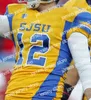 Aangepaste San Jose State Spartans SJSU College voetbalshirts Josh Love DeJ