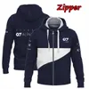 HWVK Hoodies Sweatshirts New Fashion Hoodie 3D Digital Printing Casual Sportswear F1 Racing Outdoor Zipper Men's and