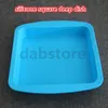 chaud plat de cire de silicone DHL casserole profonde forme carrée 8 "X8" amical Conteneur en silicone antiadhésif Concentré plateau en silicone de qualité alimentaire