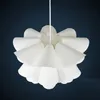 DIY Modern Lotus Plastic Pendant Lamp/ Living Room Suspension Hanging Light Bedroom Small size Plastic Corrider Balcony Pendant Lamp