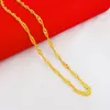 도매 - 14k 금으로 채워지는 목걸이, 너비 : 2.5mm, 길이 : 48cm, 무게 :. 3g, 체인 쥬얼리