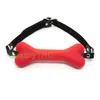 Bavaglio della bocca ossea bavaglio della sfera di moderazione del nuovo stile bdsm bondage morbido dispositivo di bavaglio di bavaglio di bavaglio rosa giocattoli sesso slave silicone rosso b04404894