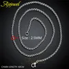 FG Longueur 45/50/55/60cm Gourmette Chaîne Hommes Bijoux Collier En Acier Inoxydable