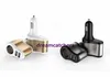 3 1 듀얼 USB 포트 알루미늄 자동차 충전기 담배 라이터 전원 소켓 어댑터 범용 iphone 7 samsung s7 htc 블랙 베리