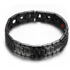 Brand New Silver Gold Black Color To Choose Lastest 316L Stainless Steel Magnetic Therapy health care Bracelet Bangle Men Women