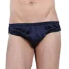 Men calcinha 6 pares 100% Buncos de seda pura de seda de roupa íntima Sexy UnderPants Tamanho dos EUA S M L XL XXL (W28 "-46")