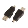 USB A Male to Mini USB B Type 5Pin Female Data Connector Mini USB Female to Female Adapter Converter for Desktop Computer PC