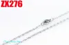 410-860mm stainless steel 1.5mm fashion chain Jewelry women female sweater necklace 10pcs per lot ZX276