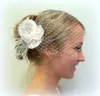 Attraenti fiori di piume vintage Pizzo Perle Tull Copricapo Velo da sposa Accessori da sposa 2015 Cappello da sposa Sposa affascinante S-109