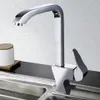 2015 New Arrival High Quality Lead Free Water saving Brass Chrome Single Handle Kitchen Faucet Mixer Tap