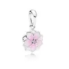 Dorapang Magnolia Series S925 Silver Silver Charm Clip Wisiorek Orchidei Kolczyki Fit Bransoletka DIY Bransoletka Fabryka Hurtownie