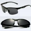 Lunettes de soleil polarisées de la marque Sports pilote pilote de pêche extérieur lunettes de lunettes de lunettes de magnésium en aluminium 6591