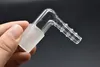 hot on sale Glass Vapor Whip Adapter 90Degree 14mm 18mm male glass Adapter for bongs water pipe free shipping