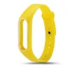 Bracelet de poignet en silicone coloré en gros Bracelet de remplacement double couleur pour Original Miband 2 Xiaomi Mi band 2 Bracelets