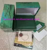 Top quality Luxury Mens / Womens Wooden Green Watch Box Watch Boxes Wooden Papers Card Wallet Boxes&Cases Wristwatch