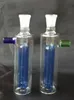 Wholesale free shipping new Mini-colored core glass hookah / glass bong, gift accessories, color random delivery