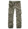 Hommes Automne Tactique Militaire Sport Pantalon Mâle En Plein Air Multi-poches Randonnée Lâche Style Pantalon Sans Ceinture Livraison Gratuite