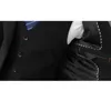3 pièces costume noir dernières conceptions de pantalon de manteau costume hommes nouvelle arrivée slim fit robe de mariée un bouton plus la taille hommes costume 5xlm chaud