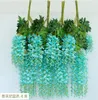 Artificial Ivy Flowers Silk Flower Wisteria Vine Flower Rattan For Wedding Centerpieces Decorations Bouquet Garland Home Ornament If01