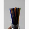 Free shipping wholesale Hookah Accessories - borosilicate color glass tube diameter 7mm, length 20cm