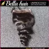 Bella 4x4 Midde3 część luźna fala Top HD Lace Closure Naturalne włosy Malezji Peruwiańskie Brazylijskie Rair Hair Bundles Deals8836858