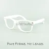 Crianças eyewear crianças engraçado brinquedo óculos de sol quadro 12 doces cores sem lente moda decoração óculos óculos