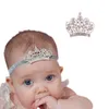 Bella Principessa Tiara Fascia Royal Baby Pearl Crown Baby Fascia Accessori per bambini con strass Fascia per capelli in cristallo con corona Spedizione gratuita