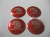 4 sztuk Red 57mm MS Mazdaspeed aluminium Alloy Car Wheel Center Center Caps Naklejki Godło