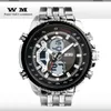 Luxe Full Steel Watch SKMEI 0993 Mannen Sporthorloges LED DiAplay Multifunctionele Militaire Horloges