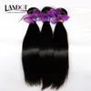 4 Bundles 8A Non Transformés Péruvienne Vierge Cheveux Humains Tisse Vague de Corps Droite Vague Lâche Crépus Bouclés Couleur Naturelle Extensions de Cheveux Péruviens