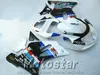 Anpassa motorcykeldelar till SUZUKI GSXR600 GSXR750 2001 2003 2003 K1 Vit Svart Blå Fairing Kit GSXR 600 750 01-03 Fairings RA91