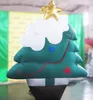 Palloncino modello albero gonfiabile verde simulazione albero di Natale da 3 m per la decorazione del parco e del cortile