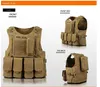 Högkvalitativ billig 600D Nylon Army Molle System Combat Tactical Vest, Outdoor Hunting Vest, kan uppdatera till Nij IIIa