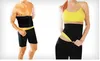 Ny ankomst Saunafit Thermal Neopren Slimming Workout Belt Cinchers Body Shaper 5pcs / Lot gratis frakt