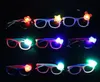 Led flash lunettes cadre enfants fille garçon dessin animé clignotant lumières lunettes fête bar événement fournitures décoration Noël enfants pas cher cadeau