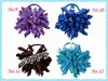 500pcs dziewczyna 35 quot łuki kwiat o Akorker kucyk Ponytail Corker kręcone wstążki Streamery Baby Hair Bows z elastycznymi włosami ROPE8149123