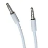 3.5mm Słuchawki Jack White 3ft Car Car Aux Stereo Audio Cable Wymiana Przedłużanie Samiec Na Męski Przewód Adaptowy Dla iPhone 5 MP3 MP4 Głośnik Telefon