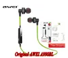 AWEI A990BL Deportes Inteligente Bluetooth Auricular inalámbrico Banda para el cuello con control de micrófono Auriculares para iPhone 5 6 6S Samsung Galaxy S6 S4 Note4 HTC