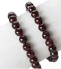 Free Shipping new Natural Stone Dark Red Garnet Round Loose Beads 16" Strand 4 6 8 10 12 MM Size For Jewelry Making No.SAB15 DIY