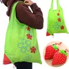 Sacs de rangement Eco Rangement sac à main Strawberry Pliable Tote Shopping Random Random Random Color245r