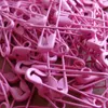 1000 pcs colorful steel safety pin for Jewelry charms hang tags DIY craft in 23mm long9840185